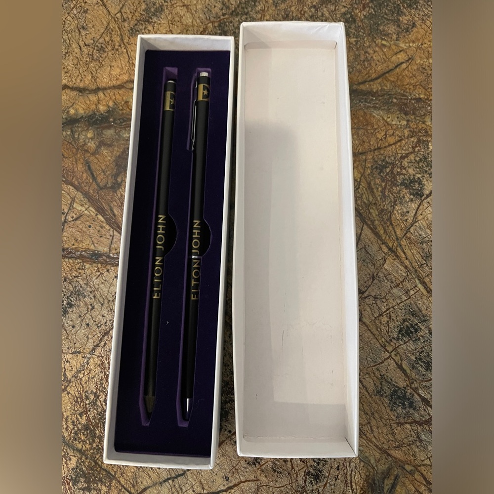 Elton John Farewell Yellow Brick Road Tour VIP Fan Club Pen Pencil Set NIB